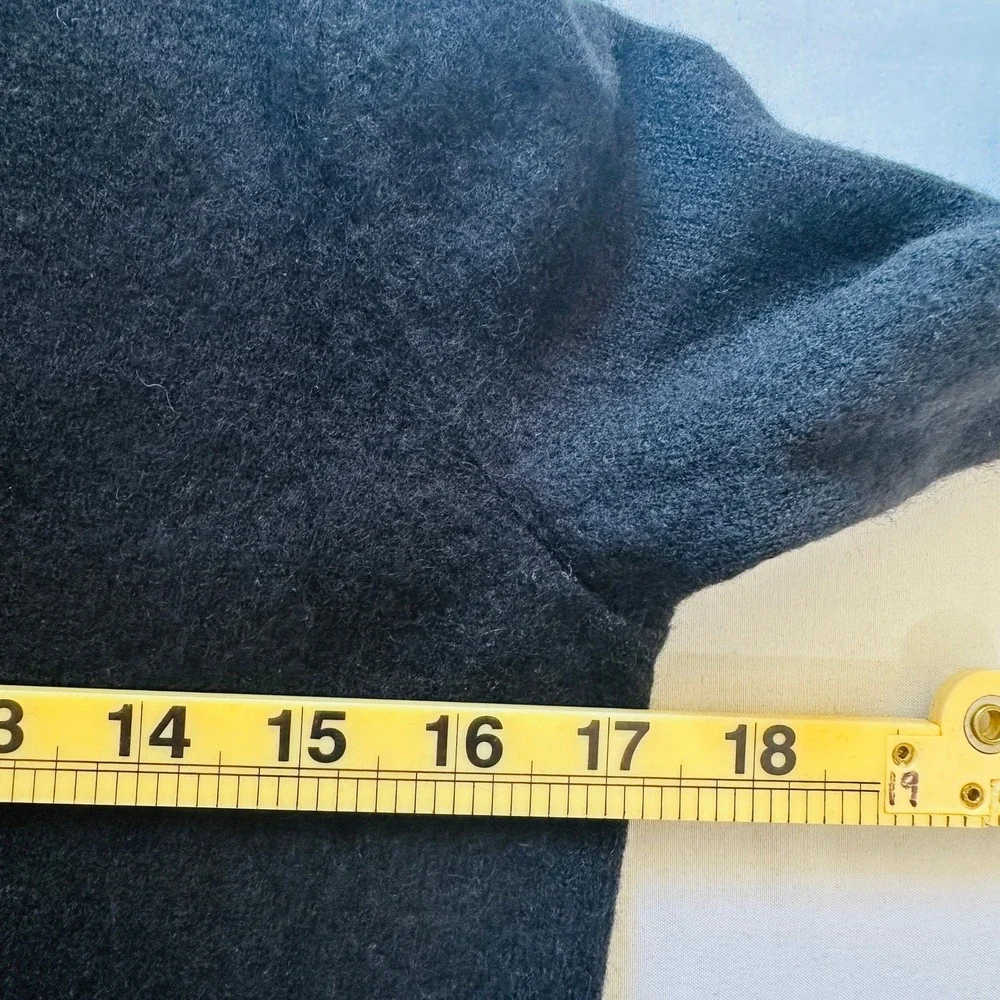 Everlane Cashmere V Neck Long Sleeve Sweater Dress‎ Women XS Black Minimalist
